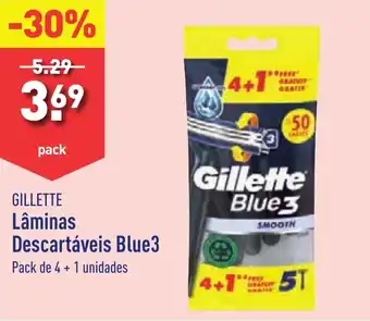 ALDI GILLETTE Lâminas Descartáveis Blue3 promoção