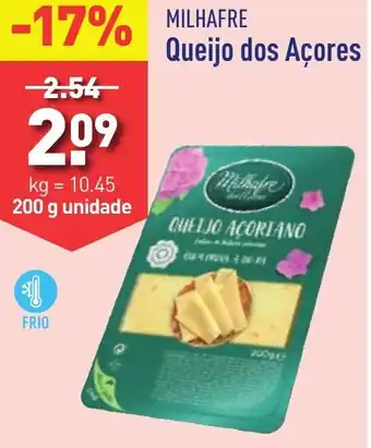 ALDI MILHAFRE Queijo dos Açores 200g promoção