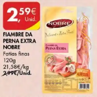 Pingo Doce FIAMBRE DA PERNA EXTRA NOBRE 120g promoção