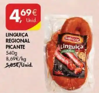 Pingo Doce LINGUIÇA REGIONAL PICANTE 540g promoção