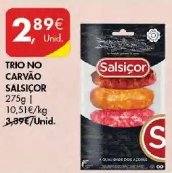 Pingo Doce TRIO NO CARVÃO SALSIÇOR 275g promoção