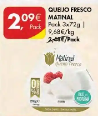 QUEIJO FRESCO MATINAL Pack 3x72g