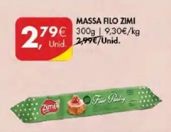 Pingo Doce MASSA FILO ZIMI 300G promoção