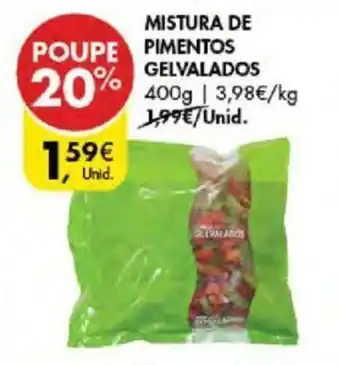 Pingo Doce MISTURA DE PIMENTOS GELVALADOS 400g promoção