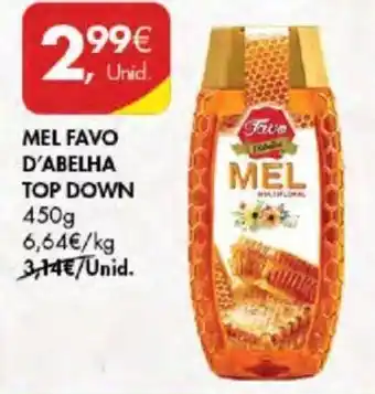 Pingo Doce MEL FAVO D'ABELHA TOP DOWN 450g promoção