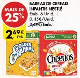 Pingo Doce BARRAS DE CEREAIS INFANTIS NESTLÉ Emb. 6 Unid. promoção