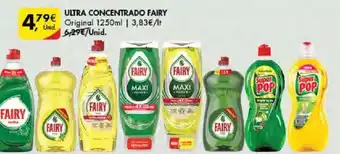 Pingo Doce ULTRA CONCENTRADO FAIRY Original 1250ml promoção