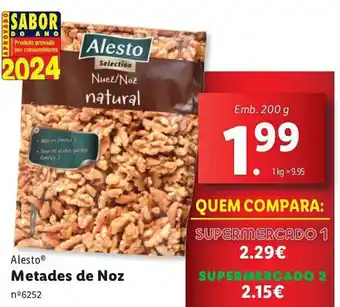 Lidl Alesto Metades de Noz Emb. 200 g promoção