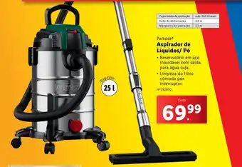 Lidl Parkside Aspirador de Líquidos/ Pó promoção