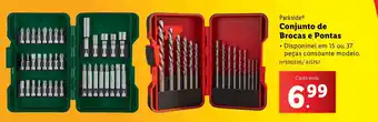 Lidl Parkside Conjunto de Brocas e Pontas promoção