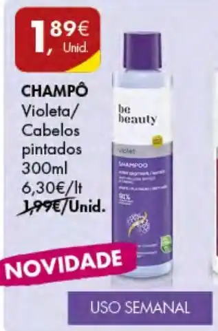 Pingo Doce BE BEAUTY CHAMPÔ 300ml promoção