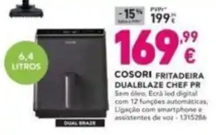 COSORI FRITADEIRA DUALBLAZE CHEF PR