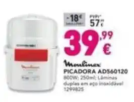 Radio Popular Moulinex PICADORA AD560120 promoção