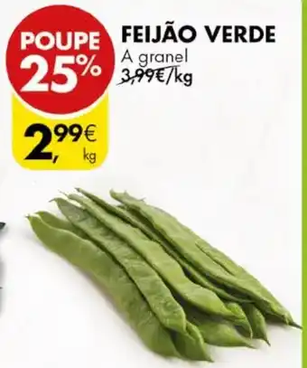 Pingo Doce FEIJÃO VERDE A granel promoção
