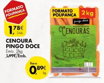 Pingo Doce CENOURA PINGO DOCE Emb. 2kg promoção