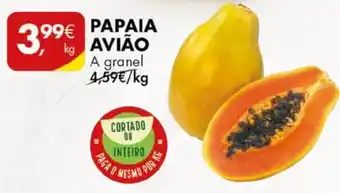 Pingo Doce PAPAIA AVIAO A granel promoção