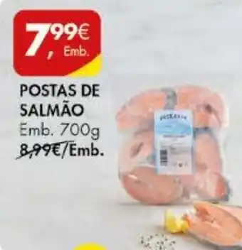 Pingo Doce POSTAS DE SALMÃO Emb. 700g promoção