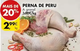 Pingo Doce PERNA DE PERU A granel promoção