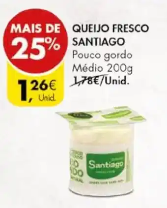 Pingo Doce QUEIJO FRESCO SANTIAGO 200g promoção