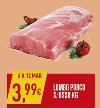 Miranda Supermercados LOMBO PORCO S/OSSO KG promoção