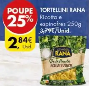 Pingo Doce TORTELLINI RANA Ricotta e espinafres 250g promoção