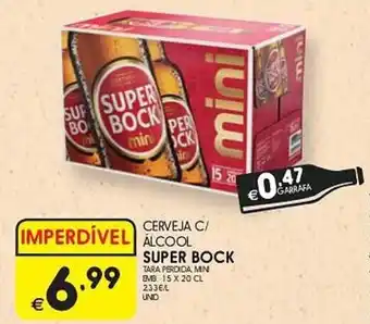 Meu Super CERVEJA C/ ALCOOL SUPER BOCK promoção