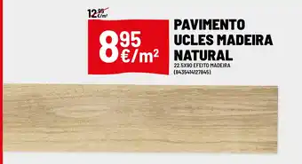 Brico Depôt PAVIMENTO UCLES MADEIRA NATURAL promoção