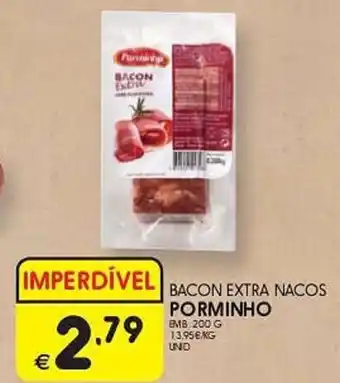 BACON EXTRA NACOS PORMINHO EMB. 200G