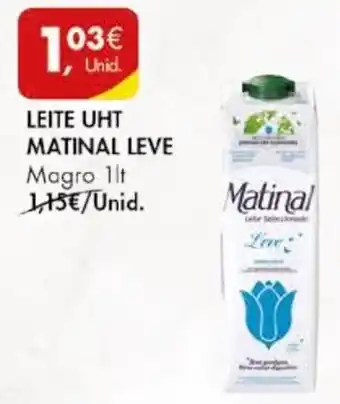 Pingo Doce LEITE UHT MATINAL LEVE Magro 1lt promoção