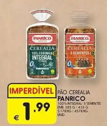 Meu Super PÃO CEREALIA PANRICO promoção