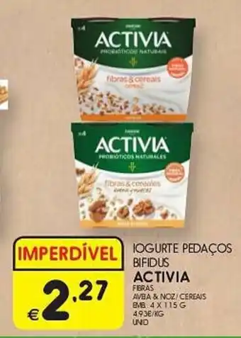 Meu Super IOGURTE PEDAÇOS BIFIDUS ACTIVIA promoção