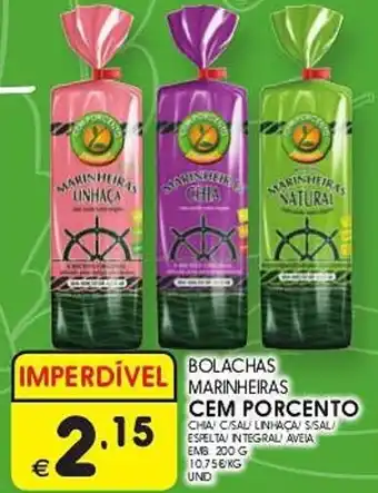 Meu Super BOLACHAS MARINHEIRAS CEM PORCENTO promoção