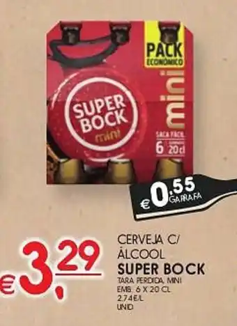 CERVEJA C/ ÁLCOOL SUPER BOCK