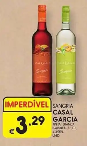 SANGRIA CASAL GARCIA GARRAFA 75 CL