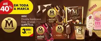 Pingo Doce MINI Double framboesa Emb. 6 Unid. promoção