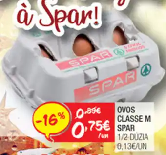 Spar Ovos do Solo Classe M Spar promoção