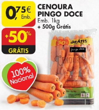 Cenoura Pingo Doce 1kg