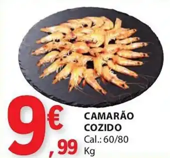 E.Leclerc CAMARÃO COZIDO Cal.: 60/80 Kg promoção