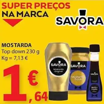 E.Leclerc MOSTARDA Top down 230 g promoção