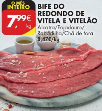 Pingo Doce Bife do Redondo de Vitela E Vitelão promoção