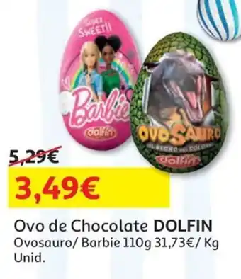 Ovo de Chocolate DOLFIN Ovosauro/ Barbie 110g