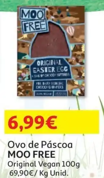 Auchan Ovo de Páscoa MOO FREE Original Vegan 100g promoção