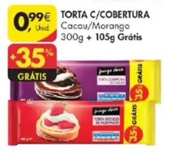 Pingo Doce Torta C/Cobertura 300g promoção