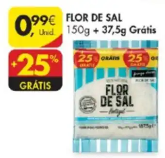 Pingo Doce Flor de Sal 150g promoção