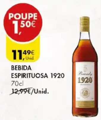 Pingo Doce BEBIDA ESPIRITUOSA 1920 70cl promoção