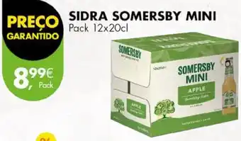 Pingo Doce SIDRA SOMERSBY MINI Pack 12x20cl promoção