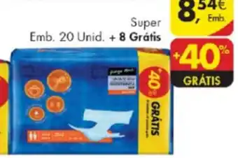 Pingo Doce Fraldas de Incontinência Super 20 Unid promoção