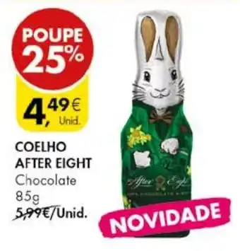 Pingo Doce COELHO AFTER EIGHT Chocolate 85g promoção