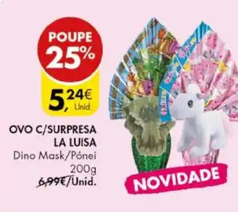 Pingo Doce OVO C/SURPRESA LA LUISA 200g promoção