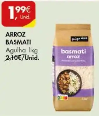 Pingo Doce ARROZ BASMATI Agulha 1kg promoção